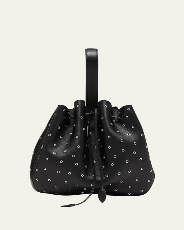 Rose Marie 28 Wristlet in Leather with Grommets